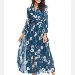 Gal Meets Glam Georgia Dress in Blue Size 8